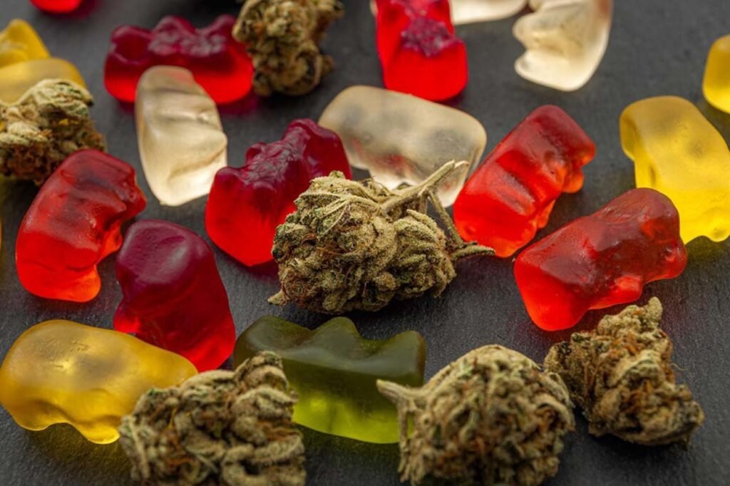 Cannabis edibles with THC dosage, effects, and safety information